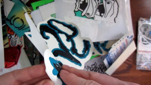 MASSIVE Throwback Graffiti Stickers and Cardboards Part 1 смотреть онлайн