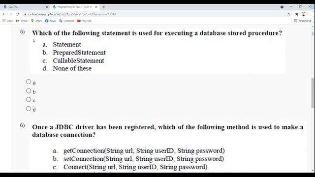 NPTEL Programming in Java Week 11 Quiz Assignment Solutions || July 2021 || Swayam смотреть онлайн