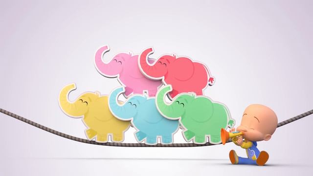 Surprise Eggs (Elephants) | Cuquin’s Red Ball | Sing And Learn with Cuquin смотреть онлайн