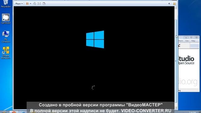 Установка Windows Server 2016 на виртуальный компьютер WMware Workstation Player 12 смотреть онлайн
