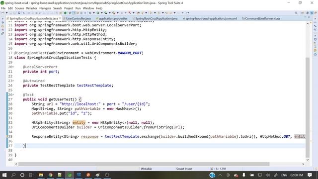 Integration test for spring boot crud app смотреть онлайн