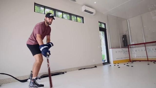 Hockey Player Off Season Training With An NHL All-Star