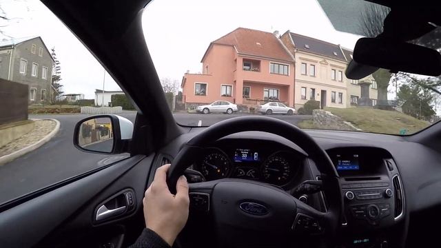 Ford Focus 1.5 EcoBoost POV Test Drive + Acceleration 0-200 Km/h
