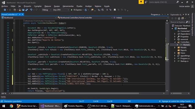 09 - Tablas: Bordes y Alineaciones de Celdas [iTextSharp PDF .NetCore MVC] смотреть онлайн