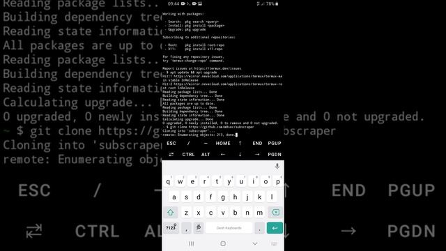 How to install subscraper in termux смотреть онлайн