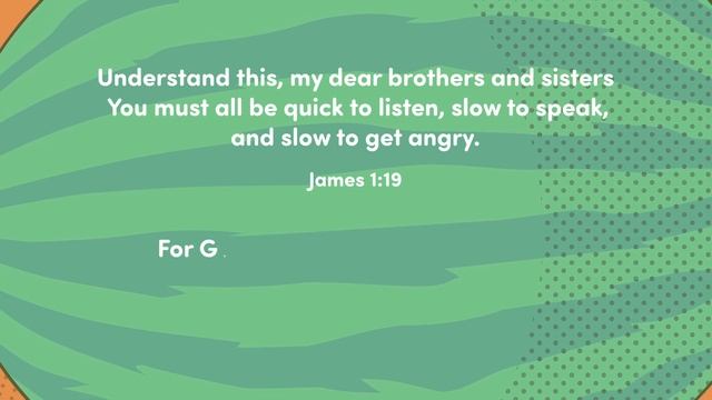 Fruit Of The Spirit: Self-Control (God's Story)