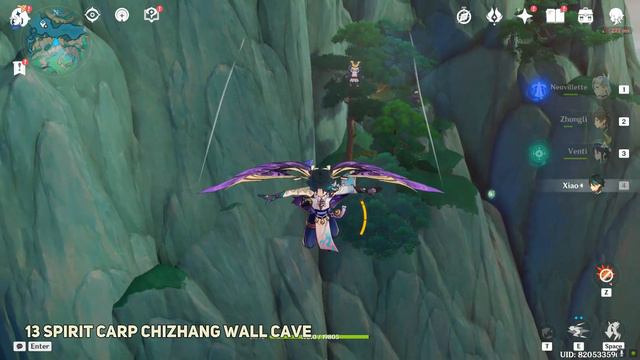 All Chizhang Wall Spirit Carp Locations Genshin Impact смотреть онлайн