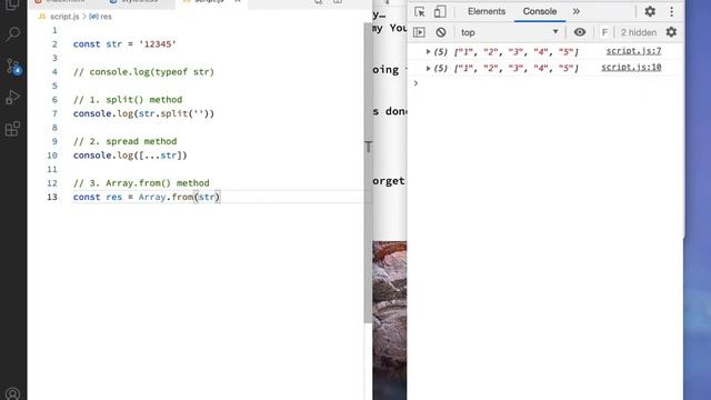 4 Ways to Convert String to Array Using JavaScript смотреть онлайн