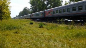 Поезд 359/360 Адлер - Калининград на перегоне Орджоникидзеград - Жуковка 13.07.2016г.