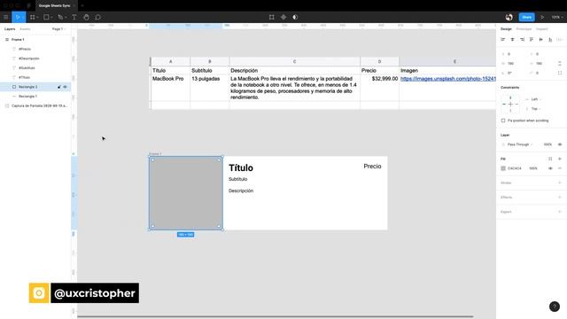 Figma Tutorial - Cómo utilizar Google Sheets Sync смотреть онлайн
