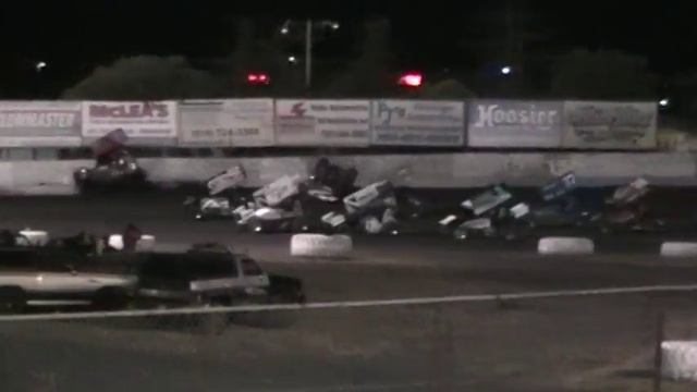 Sprint Car Challenge Tour Crashes @ Petaluma Speedway 7/3/17 смотреть онлайн