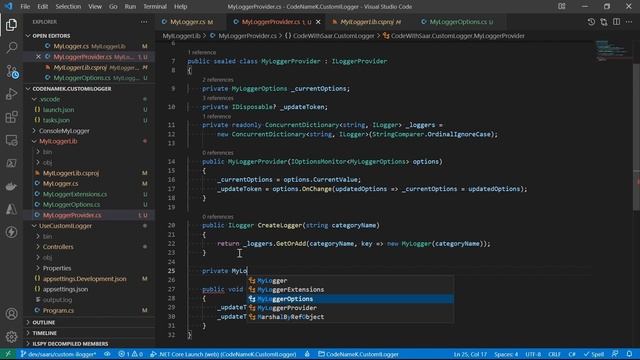 How to implement a custom logging provider for files (2/2) | CodeNameK - 15 смотреть онлайн