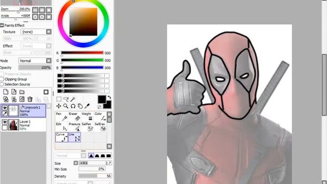 как нарисовать дэдпула смотреть онлайн