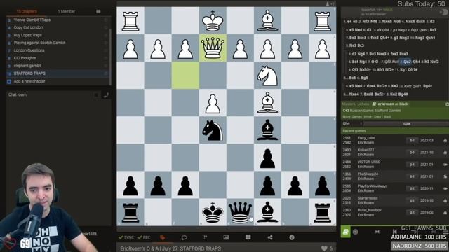 Top 10 BEST Stafford Gambit Traps смотреть онлайн