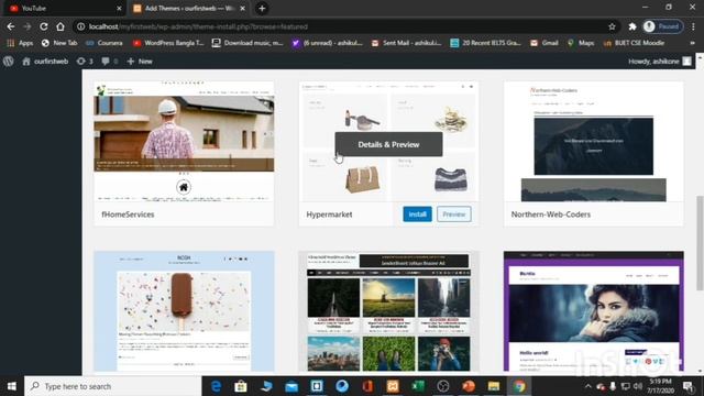 Topic : 3 - কি ভাবে ওয়ার্ডপ্রেস এ theme ইনস্টল করে activate করবেন? wordpress for beginners . #cwb смотреть онлайн