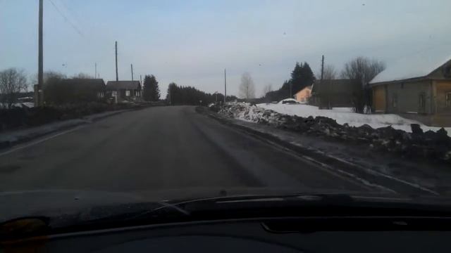 ОБЗОР, ДОРОГИ в Кировской обл, Трасса Киров - Пермь, Слободской - Белая Холуница (9 мес.спустя) смотреть онлайн