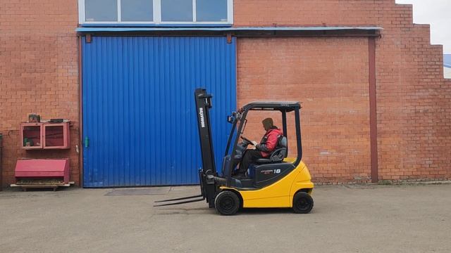 Электропогрузчик KOMATSU FB18 смотреть онлайн