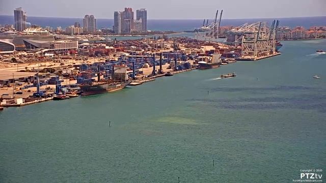 Video tour of Port Miami during the Coronavirus Lockdown - 3/24/2020 смотреть онлайн