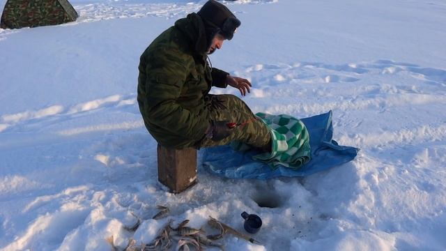 Подледная рыбалка. Котокель 2012. Бурятия.