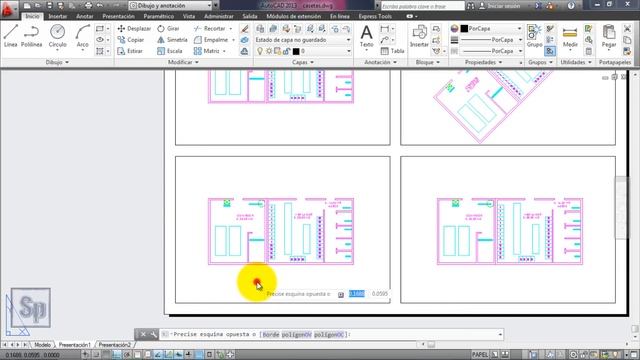 Autocad - Girar vista de una ventana gráfica en el espacio papel. Tutorial en español HD смотреть онлайн