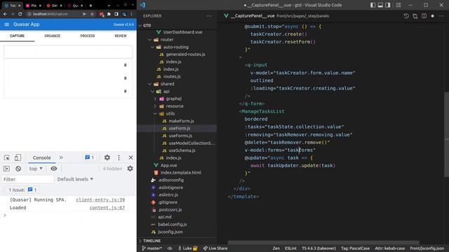 Quasar - Testing A Robust Architecture By Building A "Get Things Done" App (2) смотреть онлайн