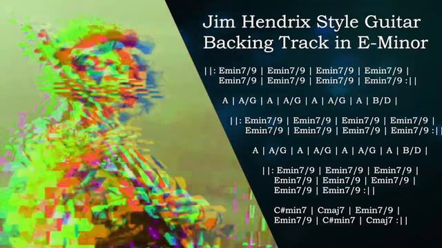 Jimi Hendrix Style Guitar Backing Track in E-Minor смотреть онлайн