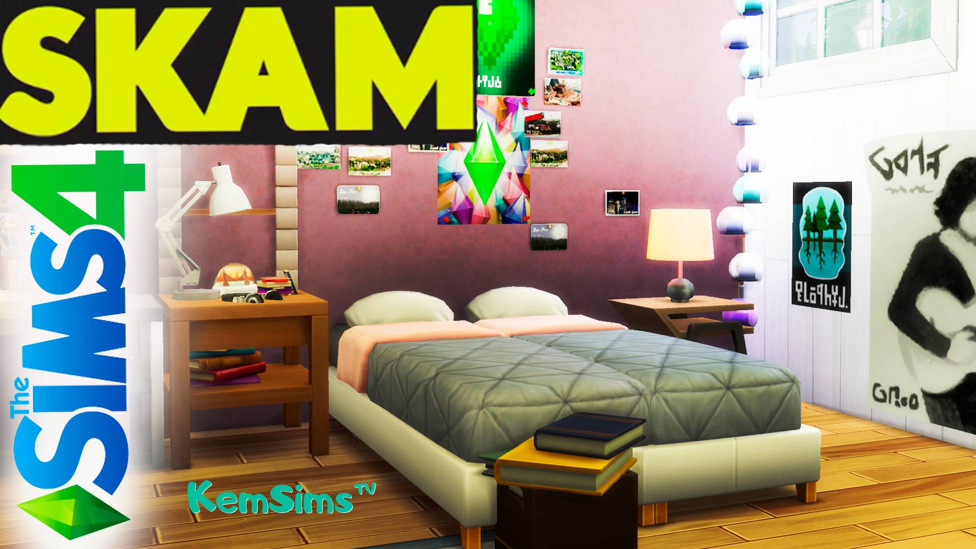 SKAM - Строим в The Sims 4 комнату Евы из сериала Стыд смотреть онлайн