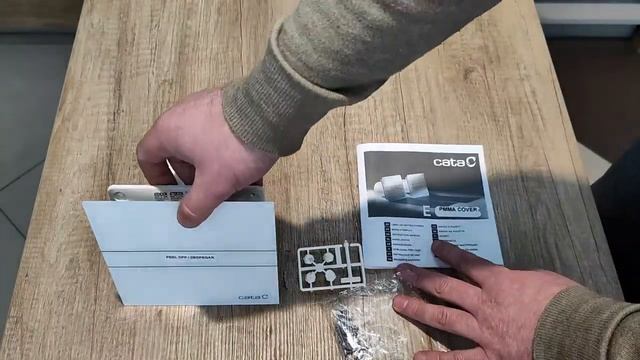 Вытяжной вентилятор серии САТА Е-100 М. Стильная съемная передняя панель из метакрила. Распаковка. смотреть онлайн