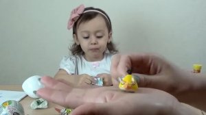 Шоколадные яйца Энгри бердз видео киндер игрушки энгри бердс surprise eggs angry birds toy