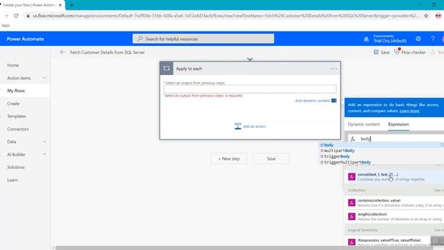 How to iterate or loop over the result set returned by a stored procedure in Power Automate смотреть онлайн