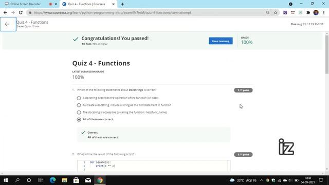 How to complete Coursera Week-2 on "Introduction to Python Programming" by PENNSYLVANIA UNIVERSITY смотреть онлайн