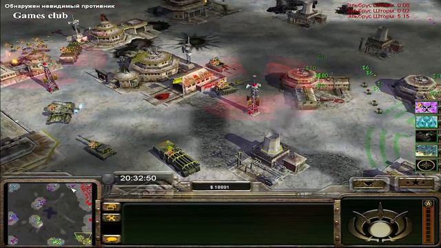 Generals Zero Hour Contra 007 Tox 1 VS 7 Brutal Armies Контра 007 Токсин 1 против 7 Грозных армий смотреть онлайн