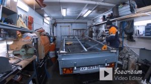 Подъемный каркас тента прицепа