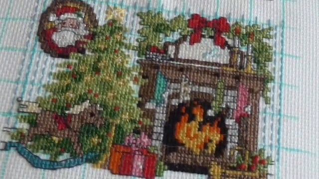 Вышивка крестом Новогодний домик в разрезе от Bucilla #Embroidery #Crossstitch