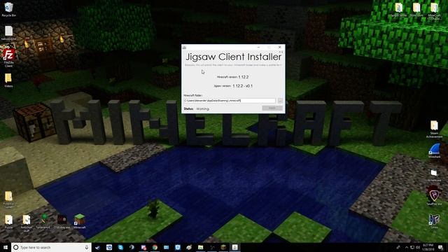 How to Install and Download the NEW Jigsaw Hacked Client for Minecraft 1.12.2 смотреть онлайн