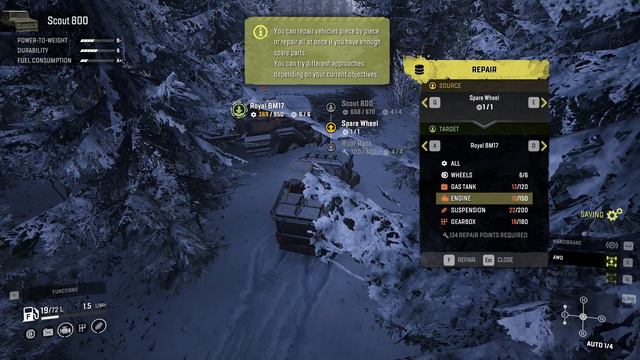 SnowRunner | Found Royal BM17 in North Port - Alaska Map смотреть онлайн