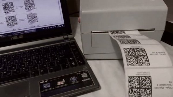 МАРКИРОВКА ОБУВИ : печать кодов DATA MATRIX