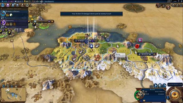 Civilization 6 Immortal difficulty - America - Part 3 смотреть онлайн