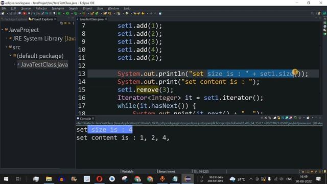 Java Tutorial #63 - Java HashSet Class with Examples (Set Data Structure) смотреть онлайн