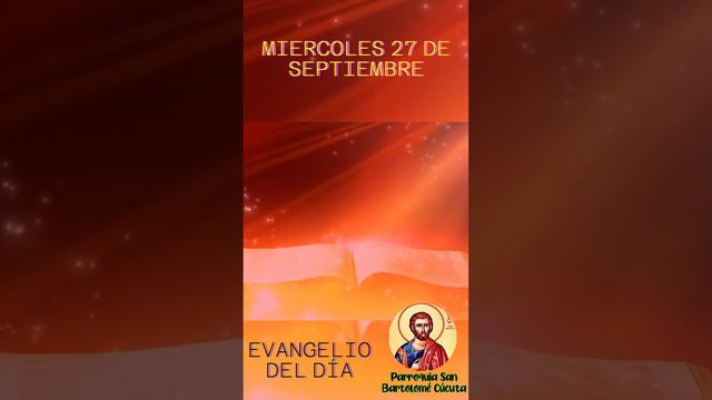 #EvangelioDiario 🔺 Miercoles 27 de Septiembre del 2023. ~ San Vicente de Paúl, presbítero смотреть онлайн
