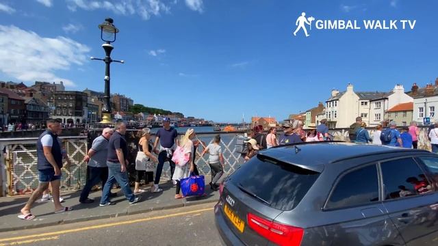 WHITBY | 4K Walk through Whitby from Whitby Abbey to Whitby Beach via the 199 Steps and Harbour смотреть онлайн