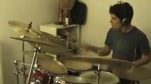 Burn deep purple drum cover