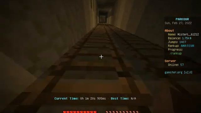 ? Как играть Паркур рекорды I Gamster I Майнкрафт I ЧАСТЬ 2/4 ? смотреть онлайн