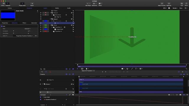 Крутой переход через объект (маску) в Motion5. Object Wipe Transition смотреть онлайн