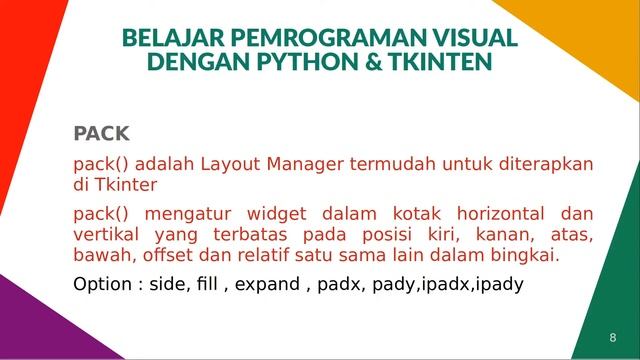 Python TKINTER Part #3| Layout Management | Tutorial Belajar Tkinter Python Bahasa Indonesia смотреть онлайн