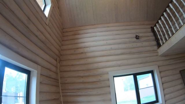 ??2️⃣3️⃣6️⃣КП Истомино. Новый коттедж из оцилиндрованного бревна, все ком-кации. Строился для себя смотреть онлайн