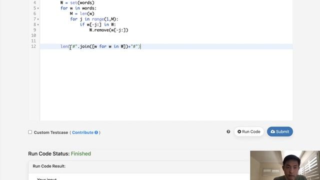 Leetcode - Short Encoding of Words (Python) смотреть онлайн