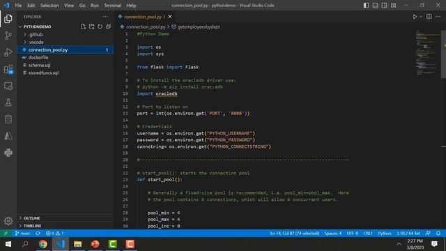 Developing with Python, Visual Studio Code and Oracle Database смотреть онлайн