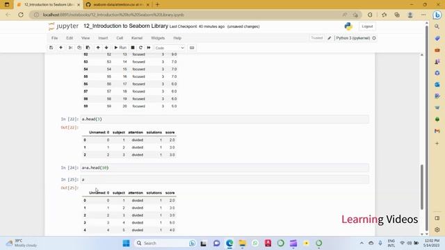 12. Seaborn library in Python смотреть онлайн