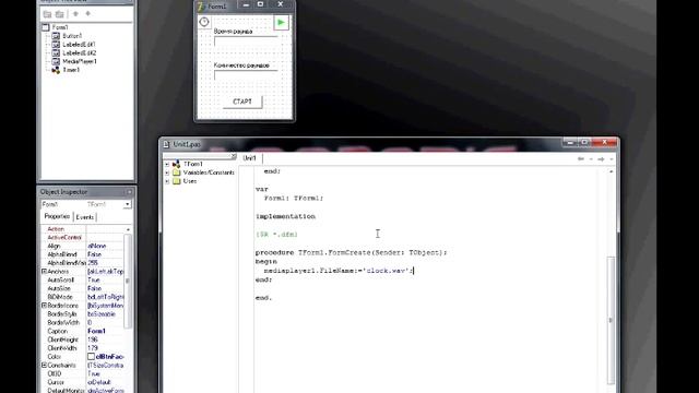 [Delphi] Делаем таймер смотреть онлайн